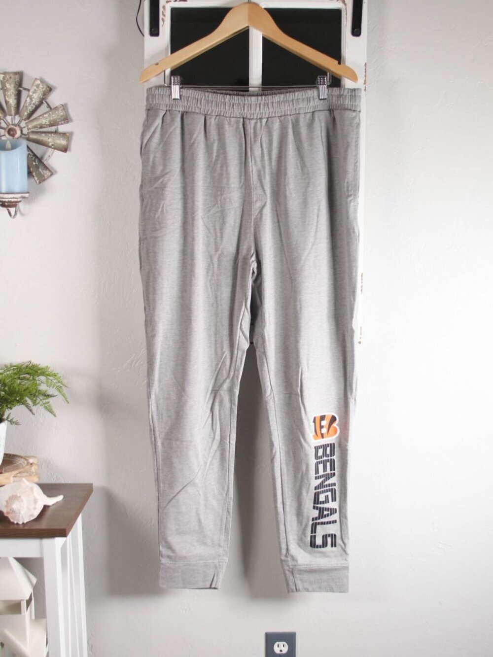 Men's MSX by Michael Strahan Cincinnati Bengals Jogger Pants NWT - Picture 3 of 7